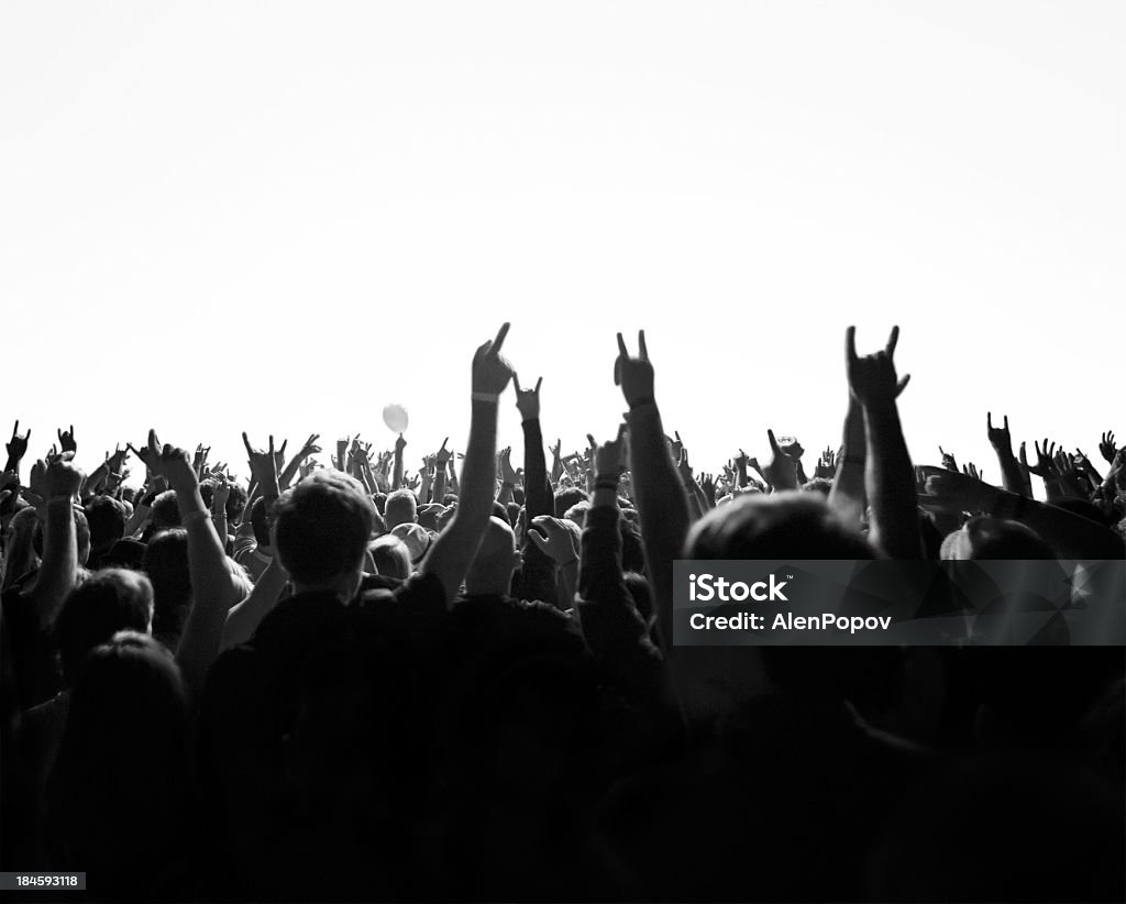 コンサートの群衆 - ロックミュージックのロイヤリティフリーストックフォト