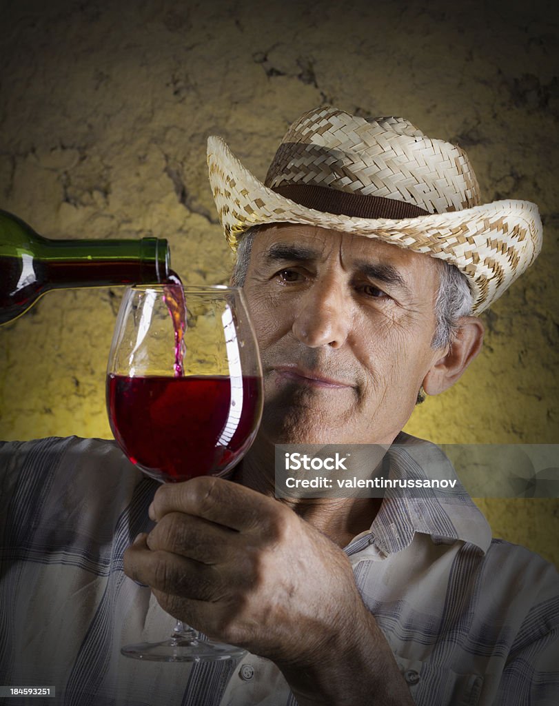 Man Tasting Wine Wine expert tasting a really good red wine. 50-59 Years Stock Photo