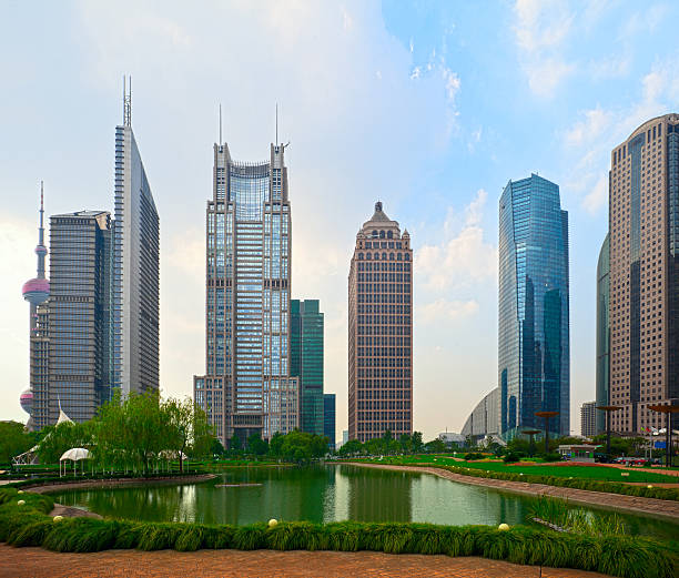istock Modern building of shanghai 184595030