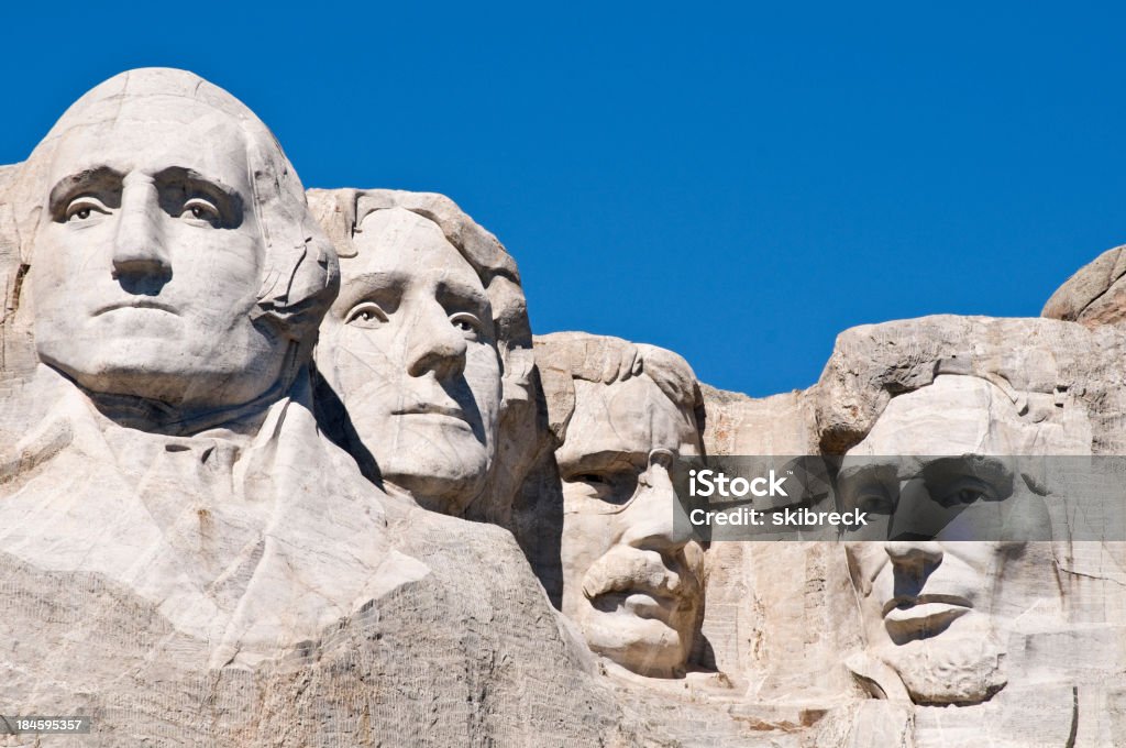 Pomnik narodowy Mount Rushmore, Stan Dakota Południowa - Zbiór zdjęć royalty-free (Abraham Lincoln)