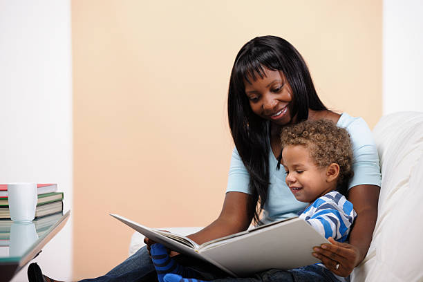 istock Mother And Son Enjoying Storytime 184595984