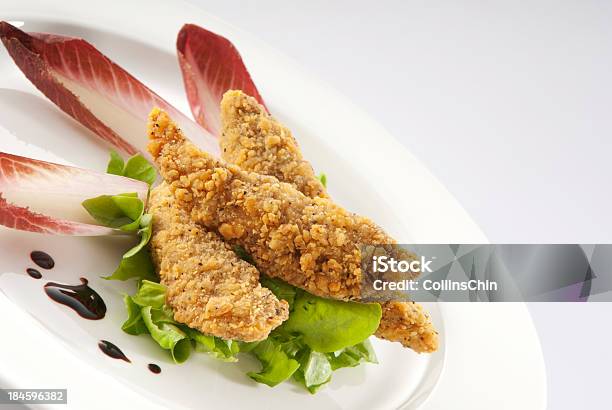 Pepite Di Pollo Croccante - Fotografie stock e altre immagini di Alimentazione non salutare - Alimentazione non salutare, Carne di pollo, Cena