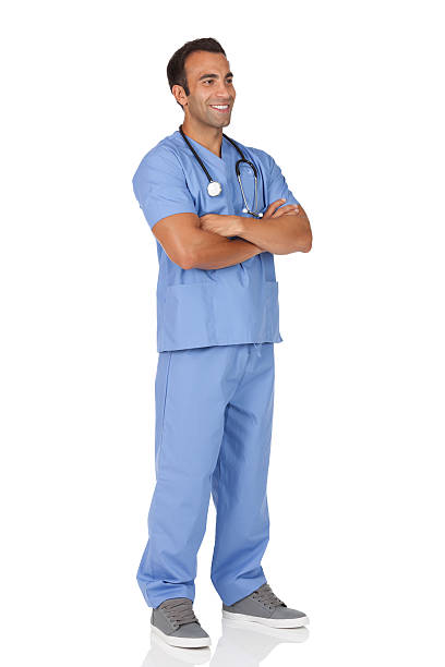 istock Male surgeon with his arms crossed 184596801