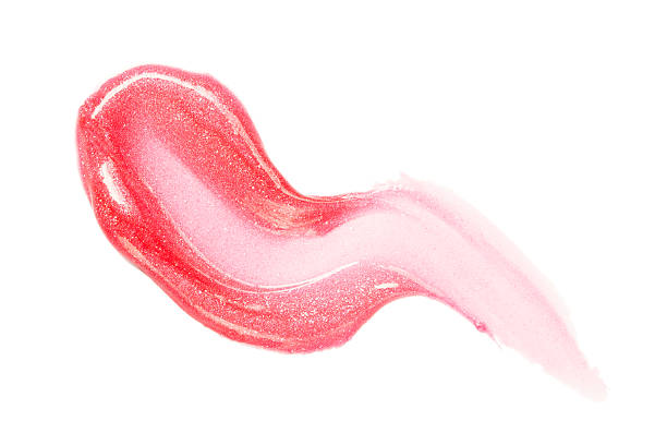 istock Smears of lip gloss 184596828
