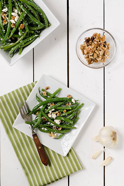 istock Green Bean and Feta Salad from Above 184597332