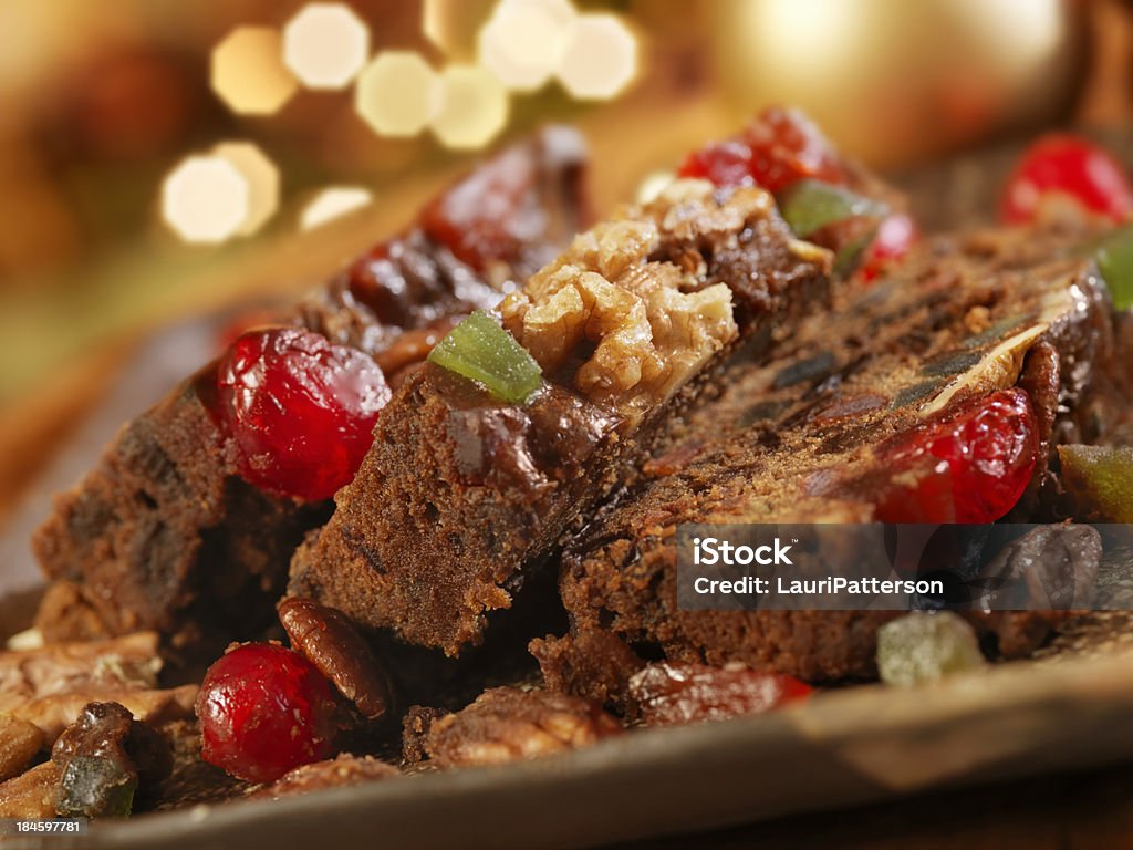 Frucht Kuchen an Weihnachten - Lizenzfrei Früchtekuchen Stock-Foto