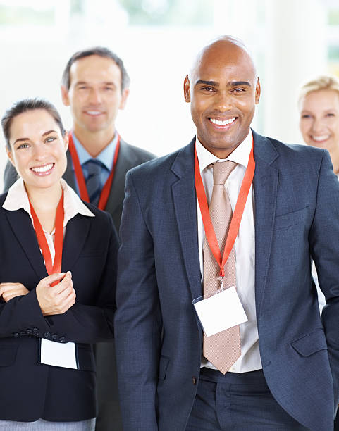 istock Business man leading his team 184597941