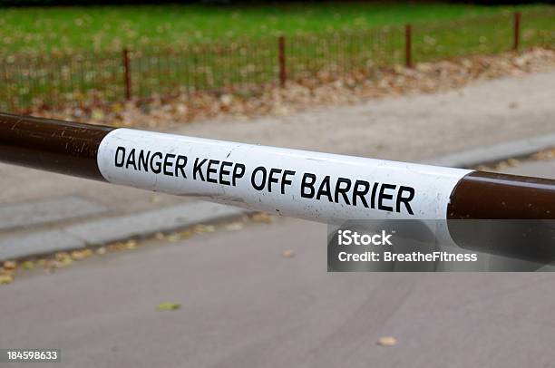 Danger Keep Off Barrier Stock Photo - Download Image Now - Boundary, Communication, Concepts