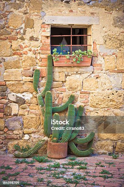 Cato Contra Rústico Fachada Assembleia Monticchiello Val Dorcia Toscana - Fotografias de stock e mais imagens de Rústico