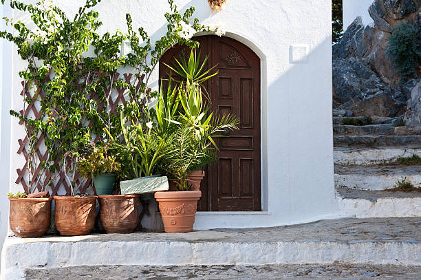 istock The brown door 184598760