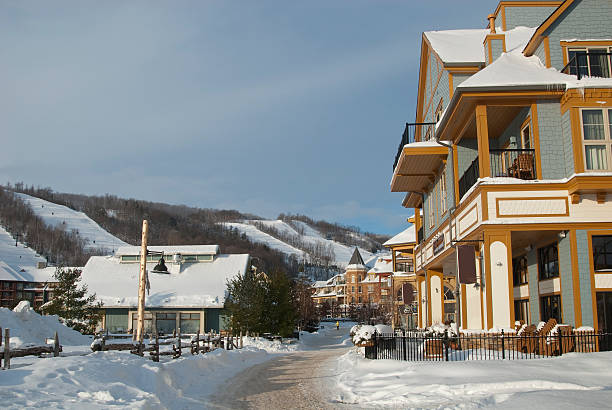 wschód słońca w blue mountain - blue mountain ontario zdjęcia i obrazy z banku zdjęć