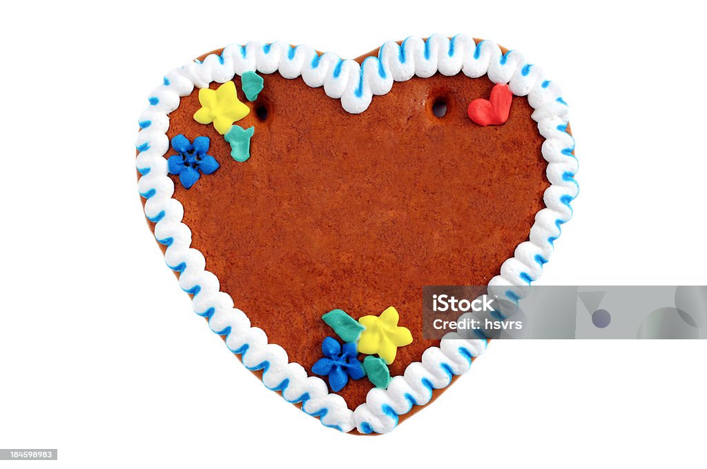 copyspace biscoito de gengibre coração - Foto de stock de Biscoito de Gengibre royalty-free