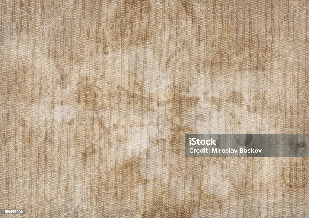 Hi-Res Artist's Unprimed Linen Duck Canvas Stained Mottled Grunge Texture This Large, High Resolution Scan of Artist's Coarse Unprimed Linen Duck Canvas, Stained, Bleached, Mottled, Blotted, Vignette Grunge Texture, is excellent choice for implementation in various CG design projects.  Abstract Stock Photo