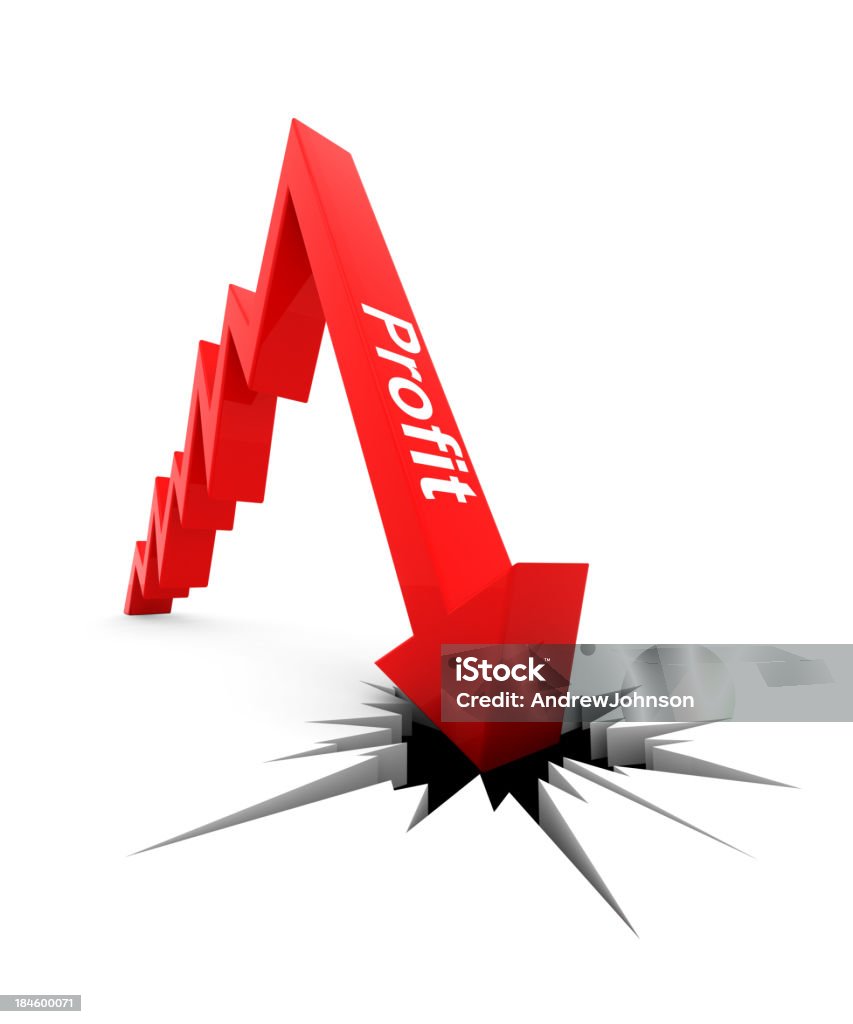 Profit Tabelle - Lizenzfrei Börsenbaisse Stock-Foto