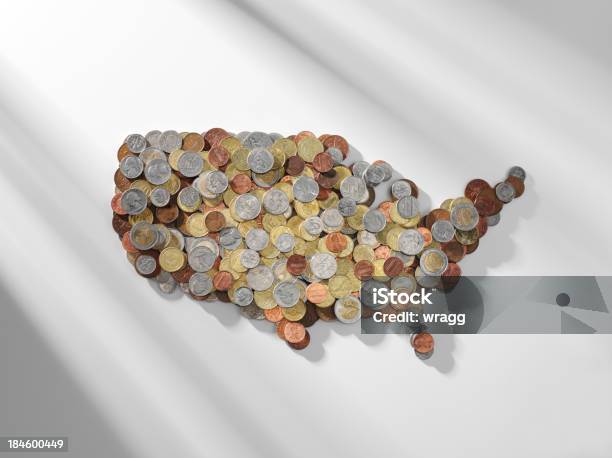 American States На Бумаге — стоковые фотографии и другие картинки Карта - Карта, США, Валюта