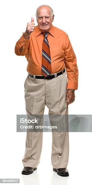 Senior Man Gives Thumbs Up Stock Photo - Download Image Now - Senior Men, Thumbs Up, 80-89 Years