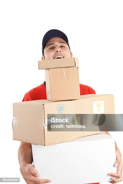 Delivery Person Stockfoto und mehr Bilder von Bekommen - Bekommen, Blick in die Kamera, Dienstleistung