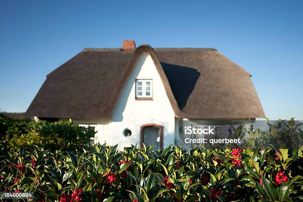 Cottage Mit Strohdach Stroh Auf Dem Dach Stockfoto und mehr Bilder von Agrarbetrieb - Agrarbetrieb, Außenaufnahme von Gebäuden, Bauernhaus
