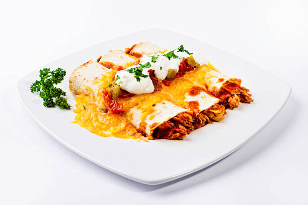 Enchilada Fresh Enchilada enchilada stock pictures, royalty-free photos & images