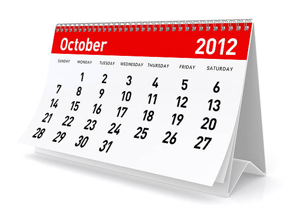 2012 년 10월-calendar - calendar october 2012 page 뉴스 사진 이미지