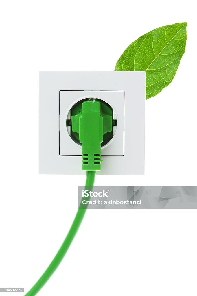 Green energía - Foto de stock de Cable libre de derechos