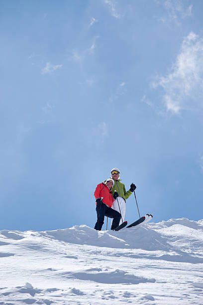 istock Couple at the top of a Mountain 184602399