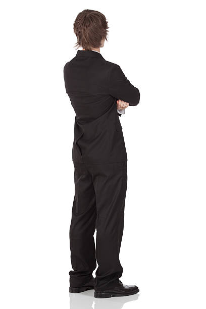 istock Businessman standing with arms crossed 184602554