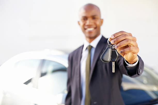 istock Young Businessman With a New Car 184602617
