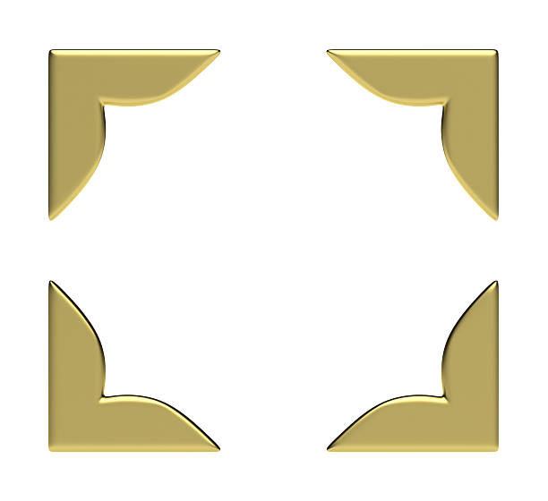 Four Golden Corners  photo holder stock pictures, royalty-free photos & images