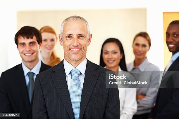 Confident Multi Racial Business Group Stock Photo - Download Image Now - 40-49 Years, Adult, Adults Only