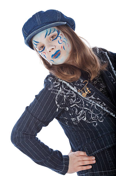 istock Girls face painting 184604691