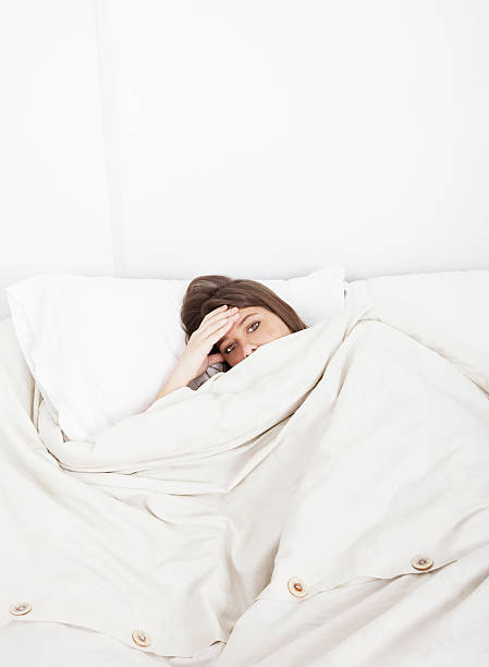 istock Sick Woman in Bed 184604855