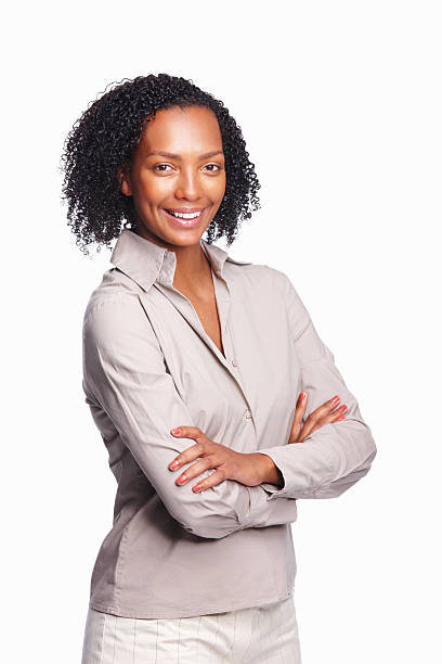 istock Smiling businesswoman 184605118