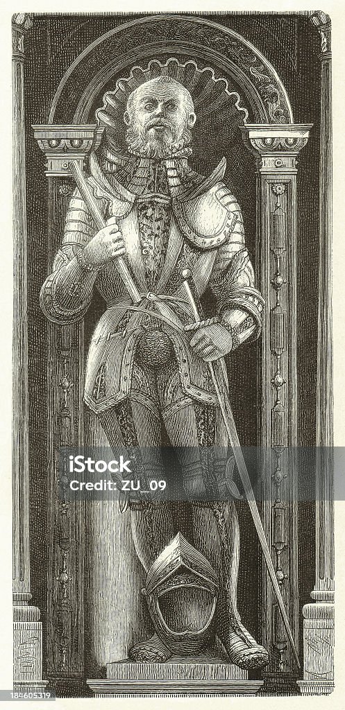 Philip von Hessen - Lizenzfrei Asiatischer Holzschnitt Stock-Illustration
