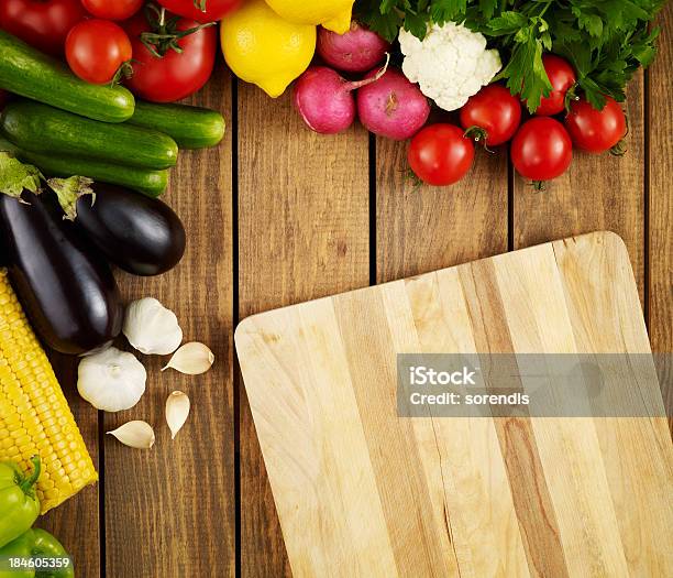 Preparación Para La Cena Foto de stock y más banco de imágenes de Abundancia - Abundancia, Ajo, Alimento