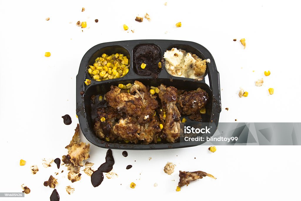Нездоровый образ Телеужин - Стоковые фото Мясо курицы роялти-фри