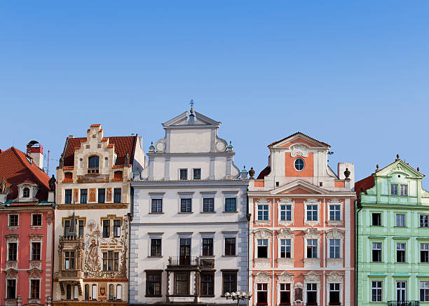 istock Facades Prague Czech Republic at the Old Town Square 184605588