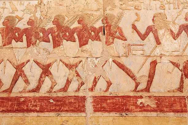Mural in Temple of Hatshepsut
