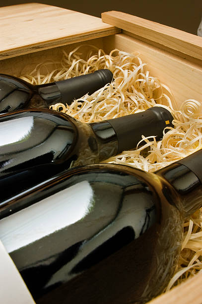 istock Closeup of Wine Bottle 184605786