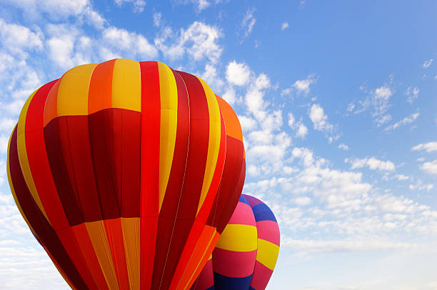 istock Hot Air Balloons, Sky and Clouds 184606507