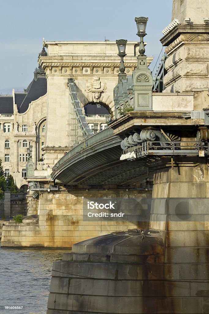 Ponte da cadeia em Budapeste - Royalty-free Arquitetura Foto de stock