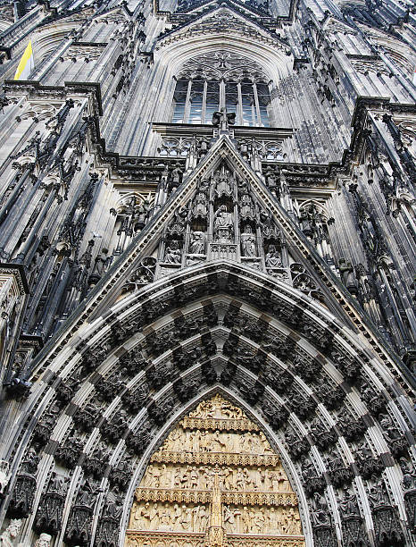Front facade of the cologne cathedral