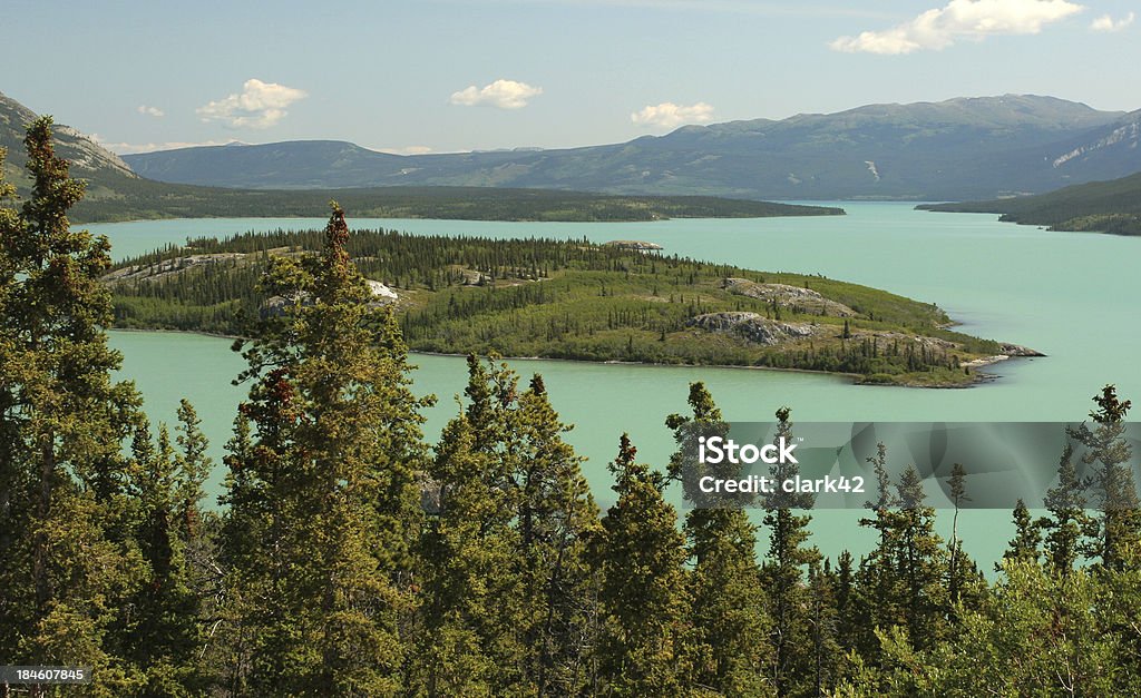 Bove Island, Yukon, Canada "Bove Island, Yukon, Northern Canada" Canada Stock Photo