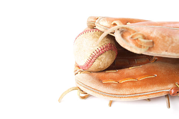 istock Old baseball glove and ball 184607931