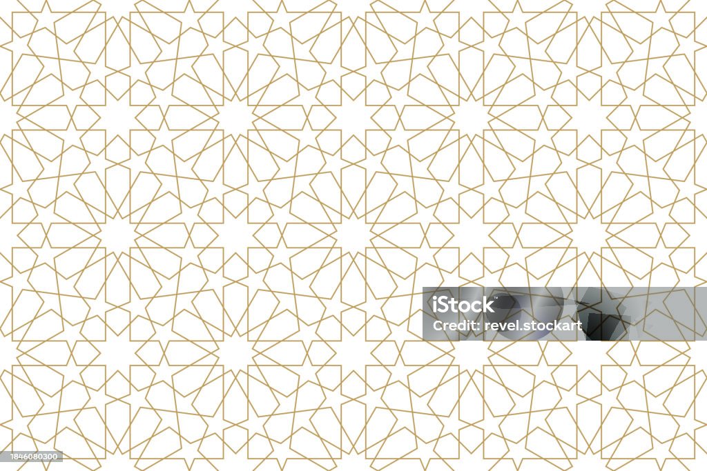 Motif géométrique sans couture dans un style arabe authentique. - clipart vectoriel de Motif libre de droits Motif géométrique sans couture dans un style arabe authentique. - clipart vectoriel de Motif libre de droits
