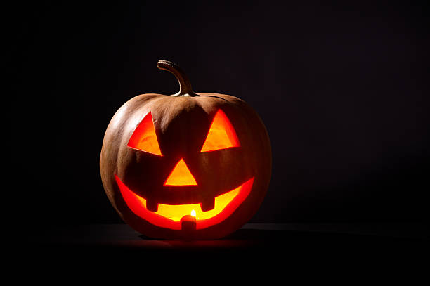 lanterne d'halloween - gourd halloween fall holidays and celebrations photos et images de collection