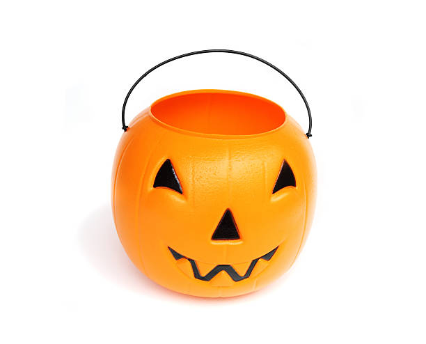 istock Halloween Trick or Treat  jack o'lantern Basket 184608629
