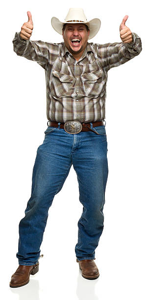 istock Excited Cowboy Gives Two Thumbs Up 184608789