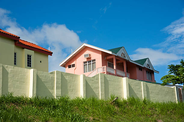 Pink Caribbean House
