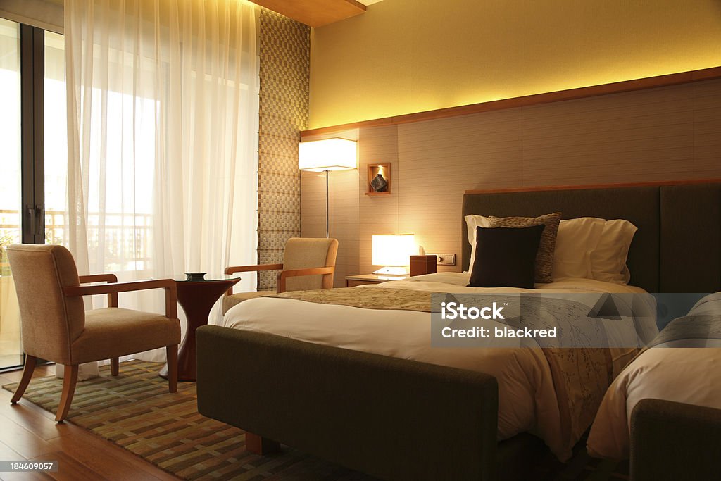 Quarto de Hotel de luxo - Royalty-free Hotel Foto de stock